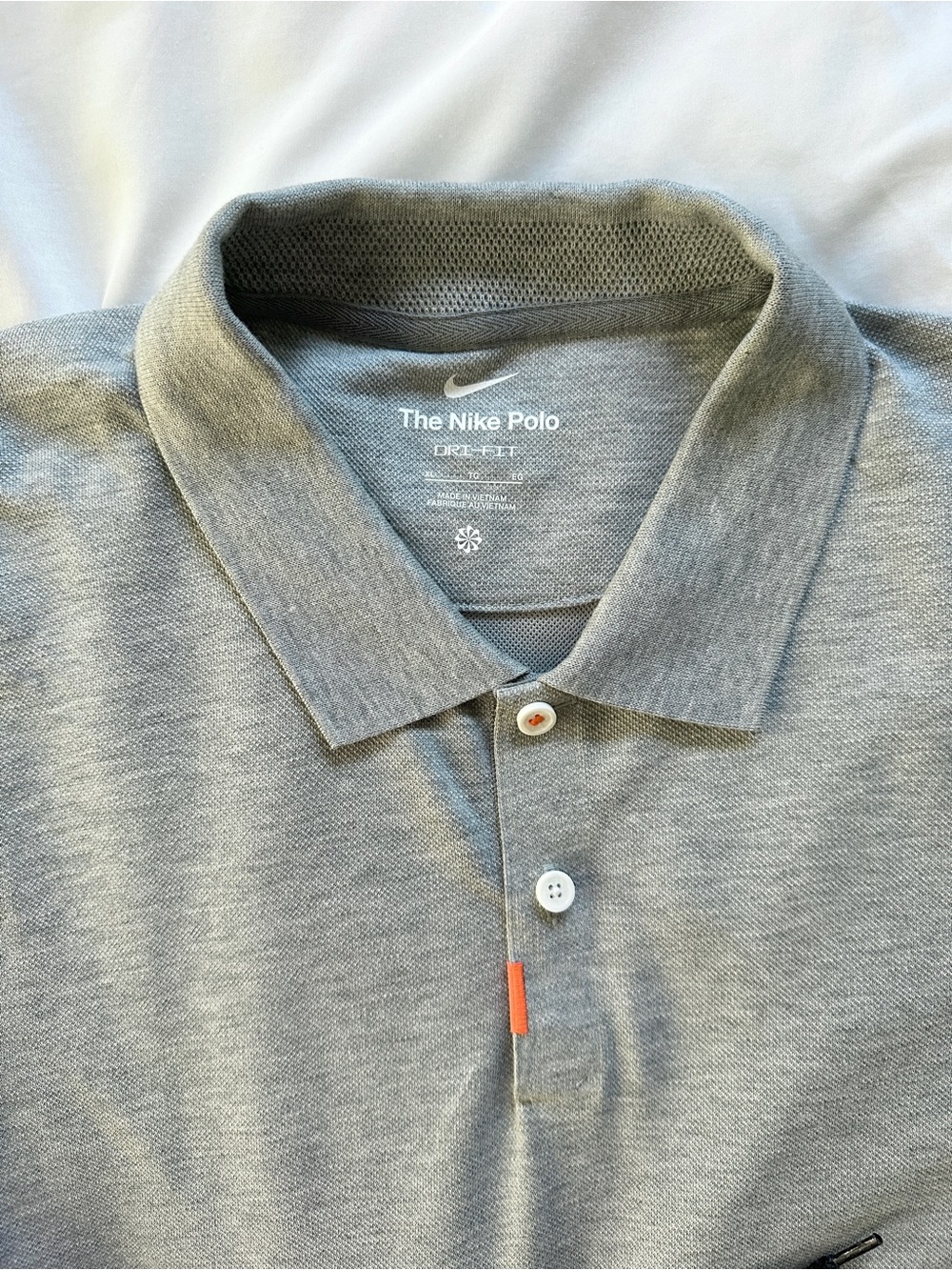 Nike Men’s Gray Dri-FIT Polo Shirt Like New